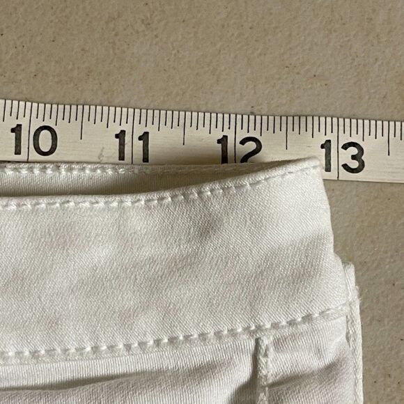 No Bo Midrise Denim White Shorts 1 - Picture 3 of 6